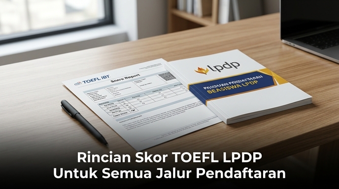 Rincian Skor TOEFL LPDP Untuk Semua Jalur Pendaftaran